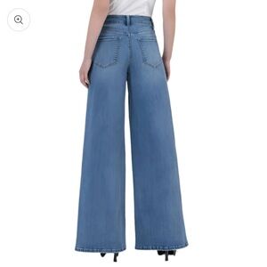 BRAND NEW LOVERVET BY VERVET HI RISE FULL PALAZZO JEANS